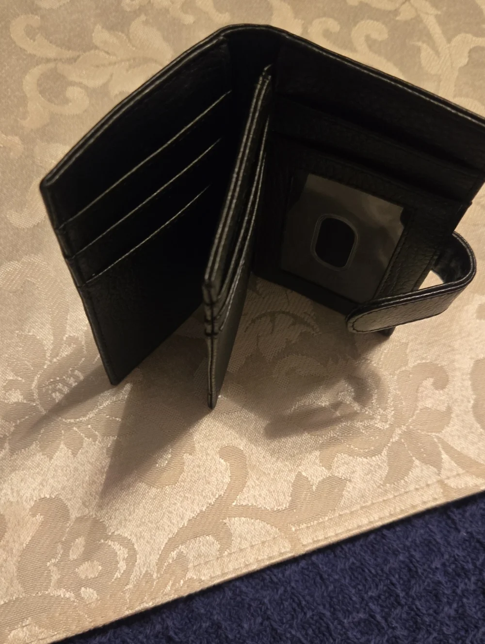 Leather Wallet Black 5